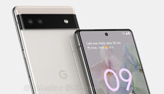 The &#039;GX7AS&#039; could be the Pixel 6a. (Image source: OnLeaks)