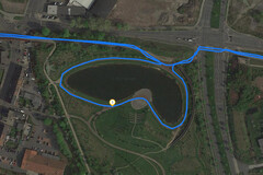 GPS Test: Garmin Edge 500: Cycling around a lake