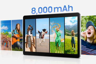 The Samsung Galaxy Tab S10 Lite boasts an 8,000 mAh battery (Image source: Samsung)