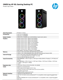 HP Omen 45L specifications (image via HP)