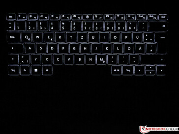 Keyboard backlighting