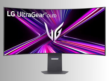 LG Ultragear 45GX950A-B curved OLED gaming monitor front view (Image source: LG Electronics)