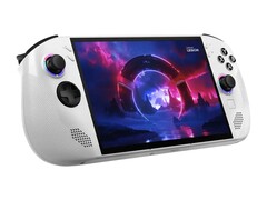 The Lenovo Legion Go S with Windows (pictured) comes in white, unlike the SteamOS version which is purple. (Image source: Lenovo)