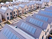 New builds with rooftop solar installation in the UK (Image source: SNRG)