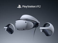 The PlayStation VR2.