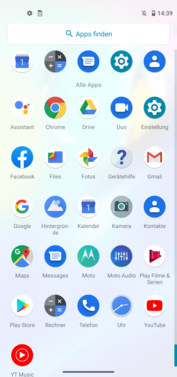 Default app drawer