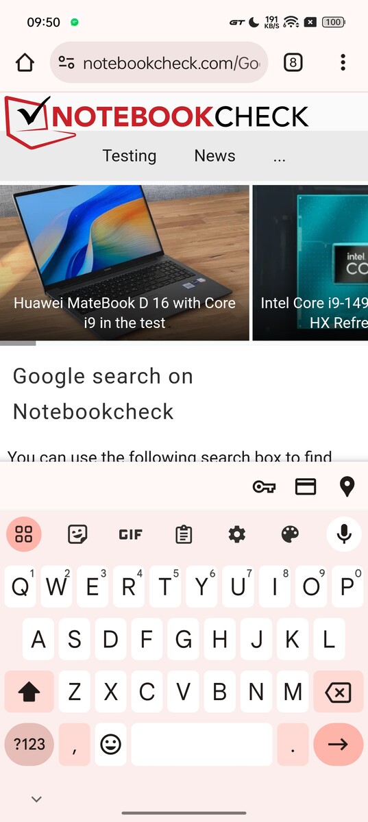 Input scroll