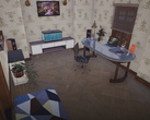 Pictured - a screenshot of a home office setting from Toy Tinker Simulator. You can build small toy museums to showcase completed restorations. (Image source: Steam)