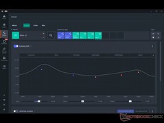 Mixer options with customizable EQ.