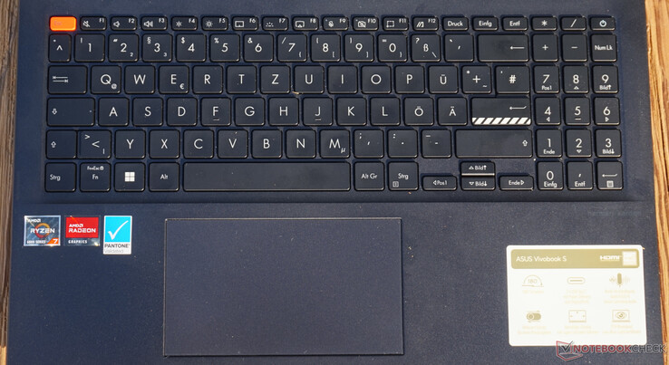 All keys are present, including a numpad. The escape key stands out right away with its contrasting colour.