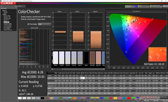 ColorChecker before calibration