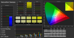 CalMAN saturation (calibrated)