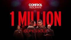 A banner announcing Control Resonant selling 1 million copies