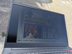 Outdoors under sunlight