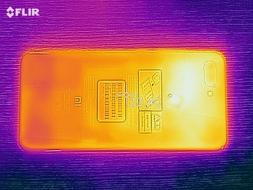 Heat distribution - underside