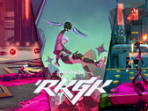 RKGK, or Rakugaki, will launch in Q2 2024 with a bright neon colour palette and fast-paced platforming action. (Image source: Gearbox Publishing - edited)