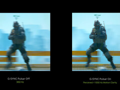 Official Nvidia G-Sync Pulsar comparison (Image Source: Nvidia)