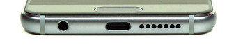 Bottom: 3.5-mm audio port, USB-C port, speaker