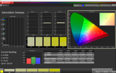 CalMAN Saturation Sweeps (P3)