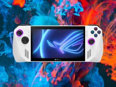 The Asus ROG Ally Z1 Extreme features a 7-inch FHD display. (Image source: Asus/Best Buy, Unsplash, edited)