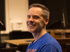 The composer for Donkey Kong 64's DK Rap, Grant Kirkhope (image source: IMDB)