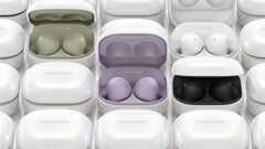 The Galaxy Buds 2 will be available in four colours. (Image source: WalkingCat)