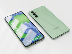The Galaxy A83, if Samsung releases such a device, is a contender for the Dimensity 9000. (Source: LetsGoDigital)