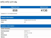 HTC U11 Life details (Source: Geekbench Browser)