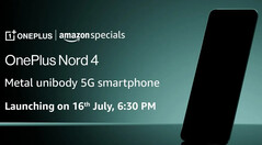 ...will be augmented by the Nord 4 elsewhere. (Source: OnePlus via MySmartPrice)
