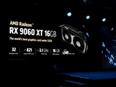 AMD has officially shown off the Radeon Rx 9060 XT GPU at Computex 2025 (image source: AMD)