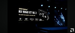 AMD has officially shown off the Radeon Rx 9060 XT GPU at Computex 2025 (image source: AMD)