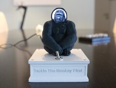 Thanks to modern technology and the Raspberry Pi, a 3D-printed gorilla can now recite Shakespeare on a pedestal (Image: YamS1)