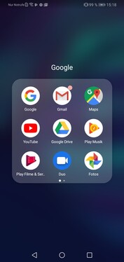 Preinstalled Google apps