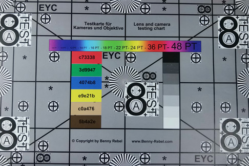 Test chart