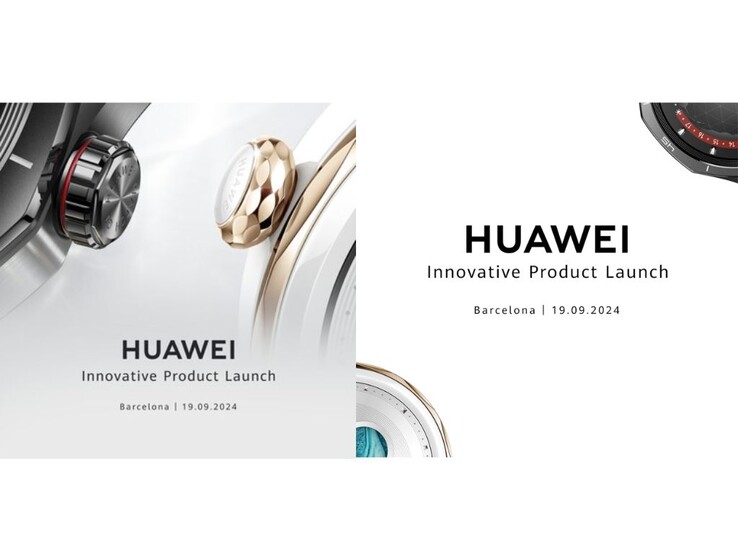 The Huawei teaser images that revealed the launch date of the Watch GT 5, from earlier this September. (Image source: Huawei via X/Twitter)
