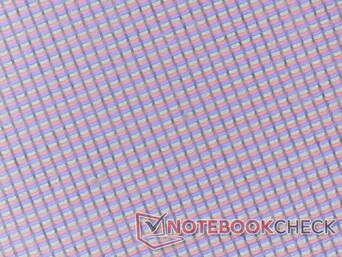 Display is grainier than on typical consumer laptops due to the thicker matte overlay