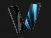 A render of what may possibly be the Sony Xperia XZ4. All image via @OnLeaks and MySmartPrice.