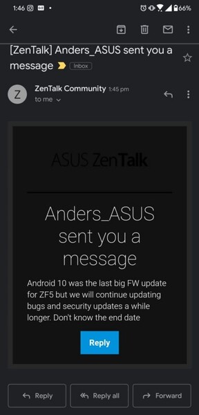 Android 10 will be the last big firmware update for the Asus ZenFone 5/5Z. (Image Source: PiunikaWeb)