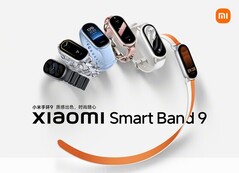 Xiaomi will likely offer the Smart Band 9 globally in fewer styles than shown here. (Image source: Xiaomi)