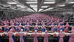 Million of iPhones are assembled at Foxconn plants in China. (Image source: Bloomberg/IndustryWeek)