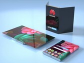 The new patent comes with a larger unfolded screen and sturdier, more elegant hinges. (Source: Let's Go Digital)