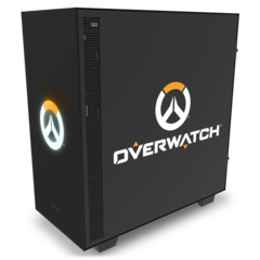 Overwatch fans rejoice. NZXT has you covered with its H500 Overwatch Edition. (Image source: NZXT)