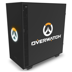 Overwatch fans rejoice. NZXT has you covered with its H500 Overwatch Edition. (Image source: NZXT)
