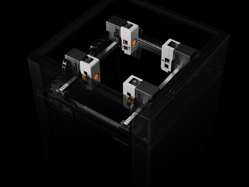 Four toolhead setup on the LightMake L4.