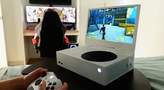 With the xScreen, you can use your Xbox Series S console without a TV or external monitor (Image: UPspec Gaming)