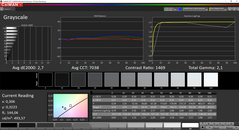 CalMAN Grayscale (target color space AdobeRGB)