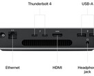 The Mac Mini's (2023) rear port layout. (Image source: Apple)