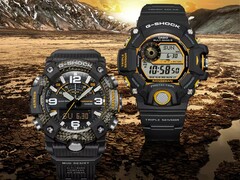 The new Casio G-Shock GDG-B100 watch could build on the GG-B100Y (left)