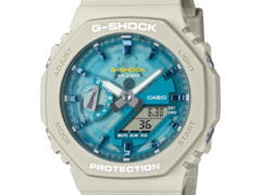 The Casio G-Shock GA-2100AS watches have arrived in Europe. (Image source: Casio)
