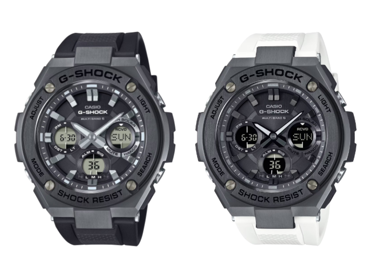 From left to right: the GST-W110MS-1A and the GST-W110MS-7A. (Image source: Casio)